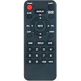 N0132UD Replace Remote Applicable for Sylvania TV SST4131 SST4191 6419TC | 6427CTC SST4272 SST4273 TVK191 TVK191A WF2702 6413TC 6419CTC 6413CTC 6413TB 6419TBF 6419TB ST413C ST413E 6427TD SST4132