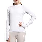 FitsT4 Sports Girls Long Sleeves Shirts Thumbhole English Horse Riding Shirt UPF50 Quick Dry Kids Equestrain Half Zip Jacket