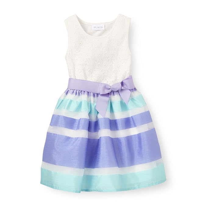 The Children's Place Girls' Skater KneeLong Dress Amazon.in Clothing