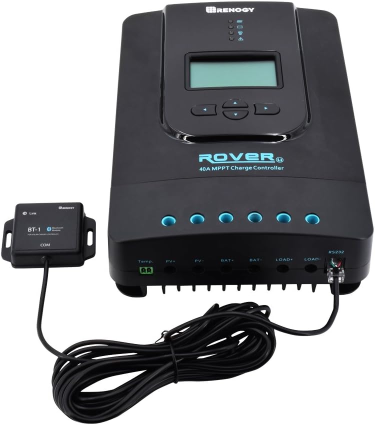 Renogy Rover 40 Amp 40A DC Input MPPT Solar Charge Controller 12V/24V