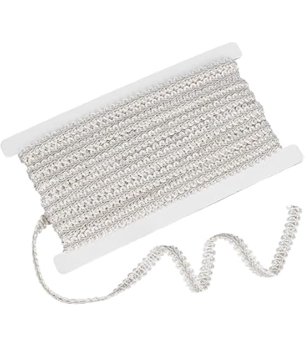 WEBEEDY Ruban En Dentelle Tressée Pour Couture Et Décoration