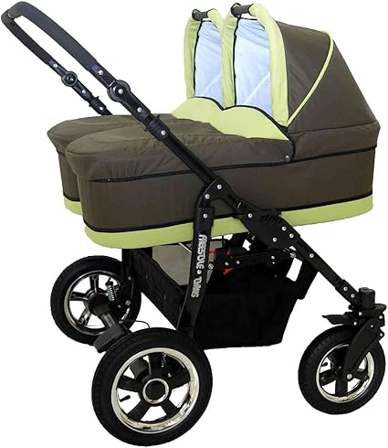 poussette double combi