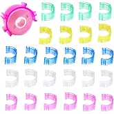 Fbshicung 80Pcs/Pack Colorful Sewing Bobbin Small Clips Sewing Tool Accessory Thread Clips Holder Tool
