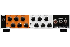 Orange Dual Baby Twin Channel Solid State Guitar Head, 100 Watts