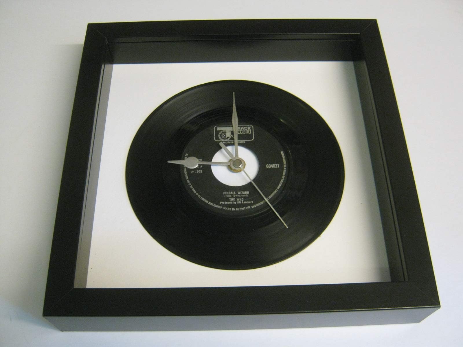 The Who - Pinball Wizzard - Framed 7" Vinyl Record Wall Clock