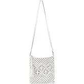 Eiyye Handmade Crochet Purse Boho Cotton Rope Crossbody Shoulder Bag with Tassel Casual Bag for Women