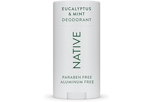 Native Deodorant | Natural Deodorant for Men, Aluminum Free with Baking Soda, Coconut Oil and Shea Butter | Eucalyptus & Mint