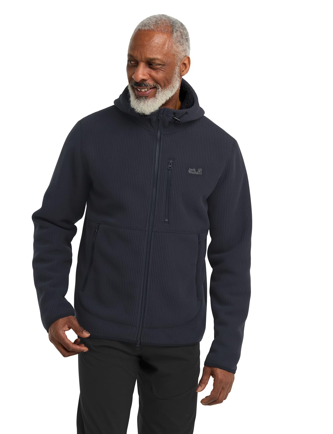 Jack Wolfskin Herren Lake Ridge Hooded Jkt M, Dark Navy, XL EU