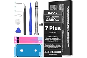 LCLEBM Battery for iPhone 7 Plus, (New Version) BOANV Super High Capacity 0 Cycle Battery Replacement for iPhone 7 Plus, with Professional Replacement Tool Kits