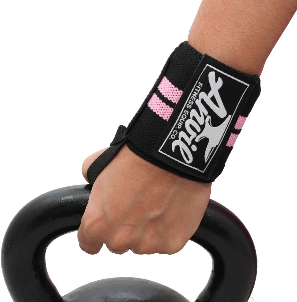 Women's Wrist Wraps - Pair of Adjustable Wrist Straps, Wrist Brace, Wrist Support Bands, Lifting Wraps for Cross fit, Bodybuilding, Fitness, Exercise and Weightlifting : Sports & Outdoors