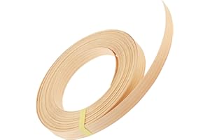 PNXKTXO Pine Edge Banding,3/4 Inch X 50 Feet Wood Veneer Strips Iron-on for DIY Cabinet Repair Furniture Restoration Real Wood Trim Grain Tape (Pine, 3/4 Inch X 50 Feet)