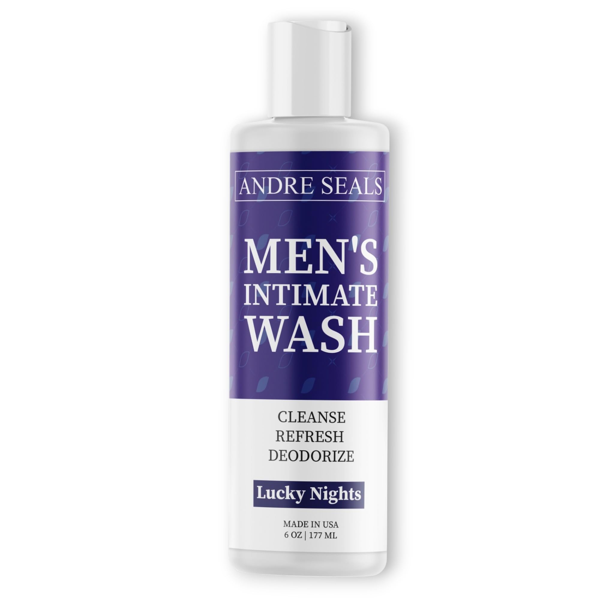 Photo 1 of Andre Seals Intimate Wash for Men, Lucky Nights Scent – Refreshing Genital Care & Odor Control, Ball Wash For Men, Ensures Day-Long Freshness, I Rich Lather Formula | Men's Hygiene
