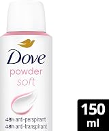 Dove Powder Soft Anti-Perspirant Spray 150ml - 48hr Protection & Skin Care view 2