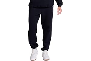 Russell Athletic Men's Dri Power Fleece Elastic Bottom Sweatpants, Relaxed Fit, Moisture Wicking, with or Without Pockets