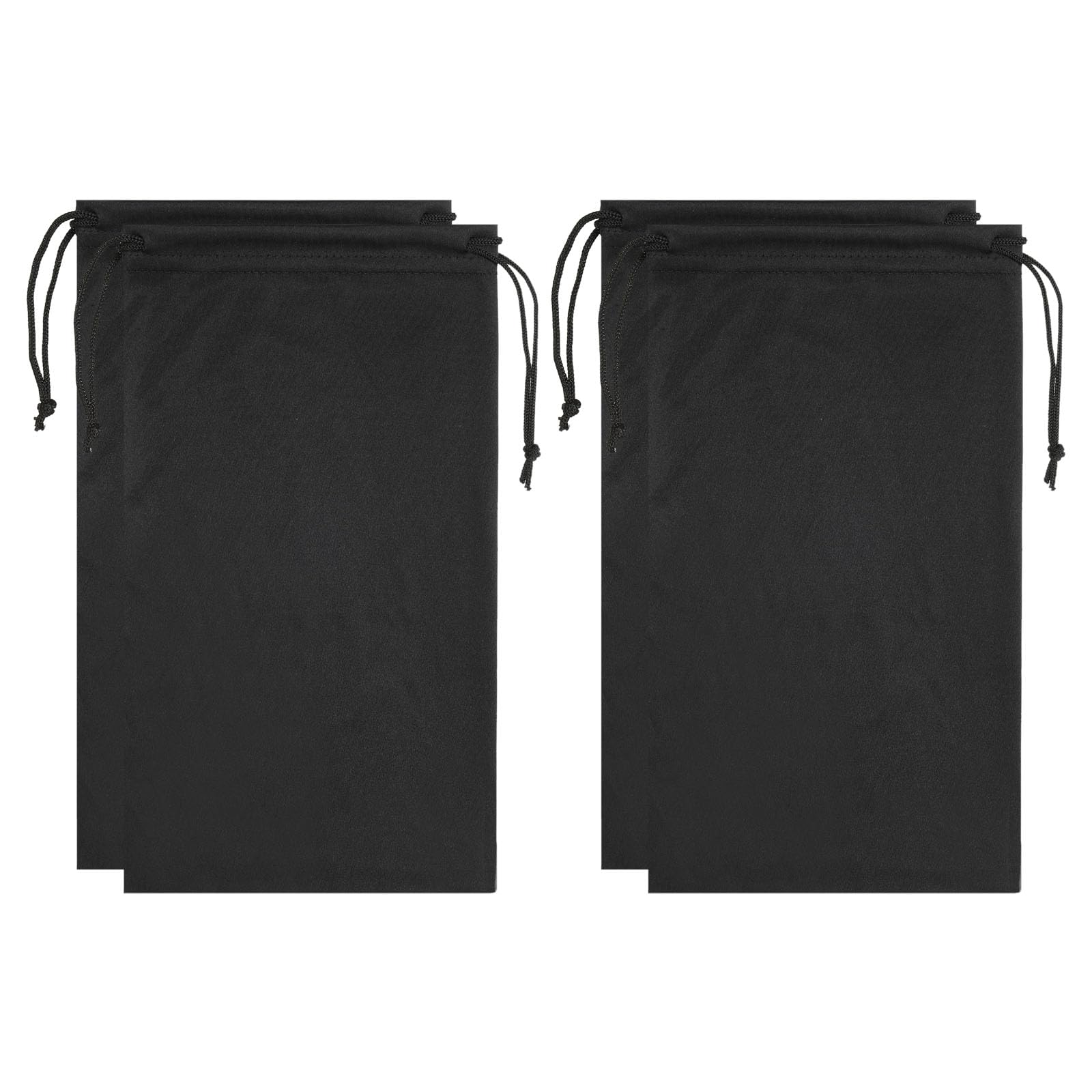 PATIKIL Ski Goggle Bag, 4 Pack Soft Microfiber Pouch Protective Storage Case Sleeve with Drawstring for Snow Goggles, Camera Lenses