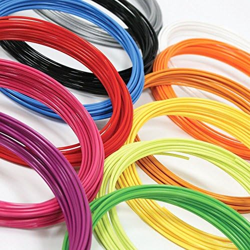 3D Pen Filament Refills (20 Colors 5 Meters Each) 1.75mm, 325+ Feet Total, Vibrant Colors
