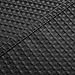 jinchan Waffle Shower Curtain Black Shower Curtain Honeycomb Textured Waffle Weave Shower Curtains for Bathroom Waterproof Fabric Shower Curtain Set with Hooks Modern Hotel Style 70x72 Inch