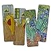 Loving Vincent Van Gogh Bookmarks Cards (60-Pack) - Starry Night Sunflowers Almond Blossoms Bookmarker Literary Gifts for Men and Women - Premium Quality Stocking Stuffers