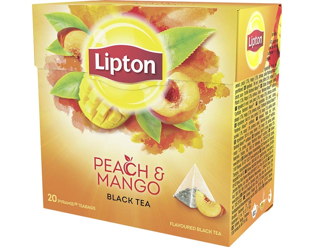 Lipton PEACH & MANGO 20 tea bags x (Pack 12 boxes