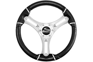Schmitt & Ongaro Marine Products PU043144-12 Schmitt & Ongaro Torcello 14 Wheel - 04 Series - Polyurethane Wheel W/Chrome Tri