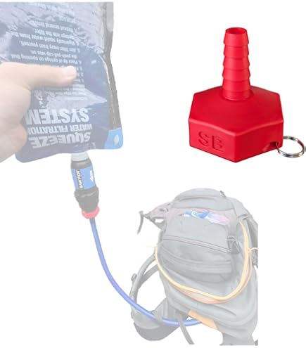 6-Pack Replacement Gasket Seals And 2-Pack Adapters For Sawyer Products Water Filtration System