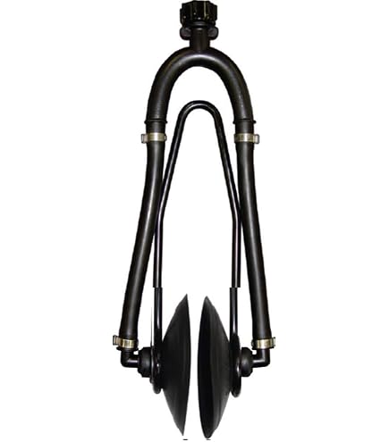 Valmar Marine Boat Motor Flusher 550-52452 | Universal Cup Black
