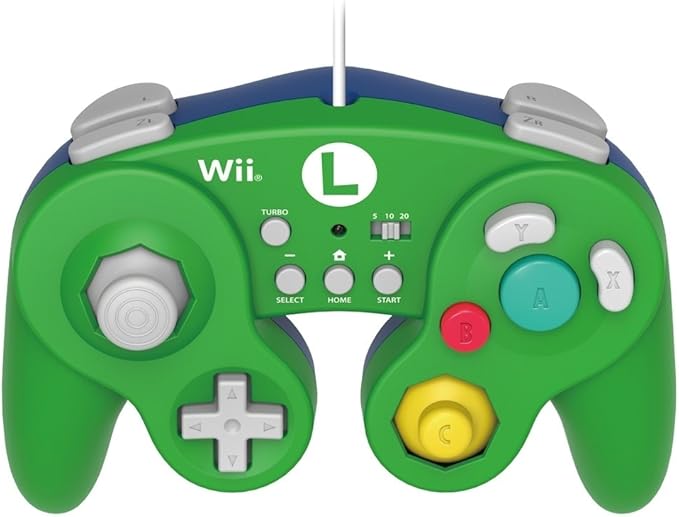 Wii U Wii対応 ホリ クラシックコントローラー For Wii U ルイージ コントローラー ハンドル ジョイスティック Amazon