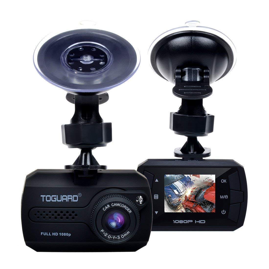 TOGUARD Mini Dash Cam Full HD 1080P Car Dash Cams DVR: Amazon.co.uk:  Electronics