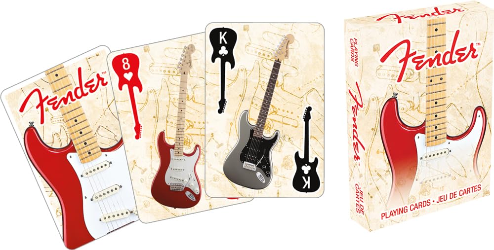 AQUARIUS Fender Stratocaster Playing Cards Playing Cards