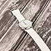 Clockwork Synergy - Perlon Watch Strap Braided Nylon Band (16mm, White)