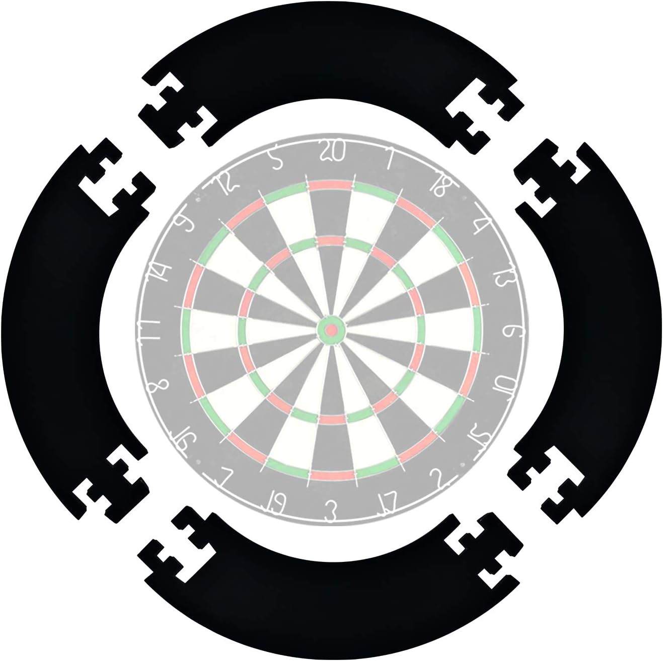 LinkVisions EVA Dartboard Surround Wall Protector : Sports & Outdoors