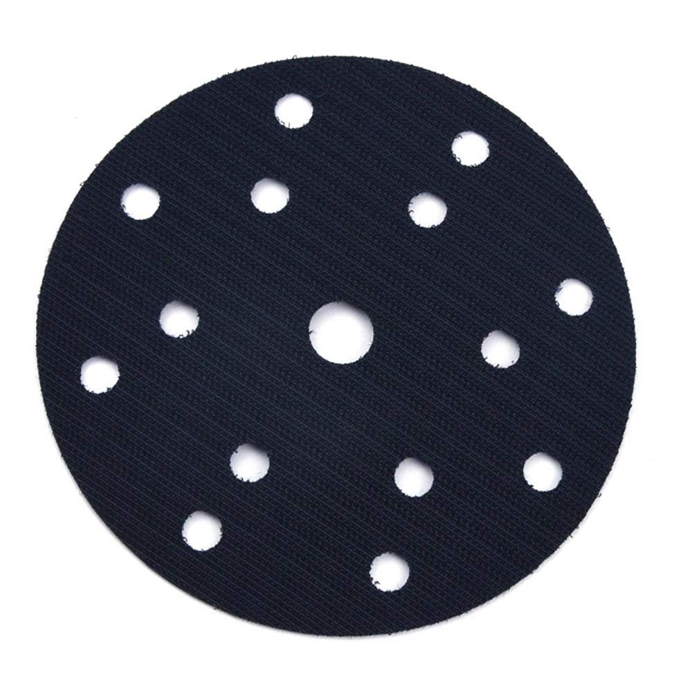 ExcInter 1PCS 150mm 15 Holes Sanding Soft Pad Buffer Sponge Interface Backing Foam Cushion Pads Layer Hook and Loop Buffering