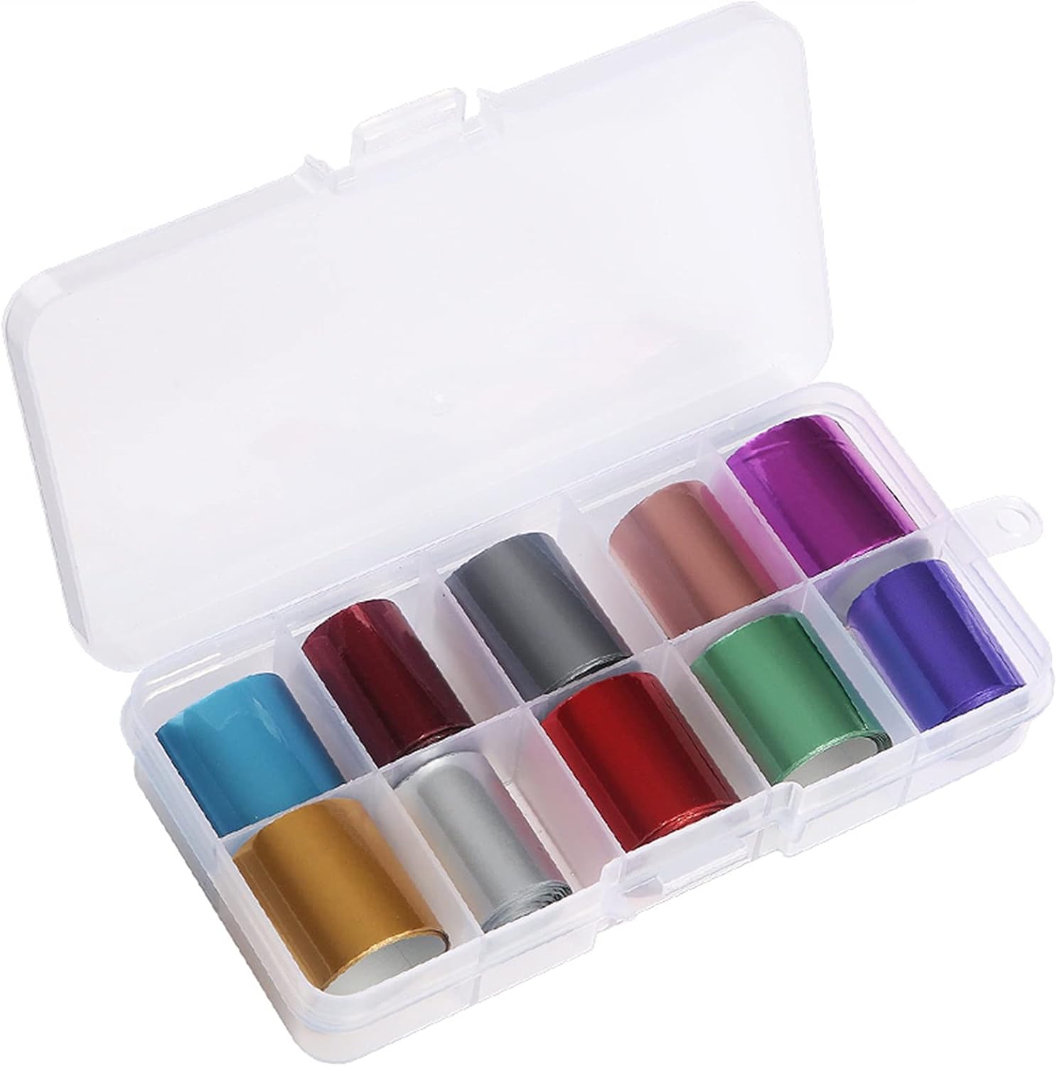 Nail Sticker, Accessories Colorful Wraps Adhesive Decals Nails Decoration Holographic Nail Transfer Starry Paper (Color : 7set): Home & Kitchen