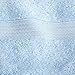 Superior Egyptian Cotton 6-Piece Towel Set, Bathroom Essentials, Towels For Bathroom, Apartment, Airbnb, Guest Bath, Face, Hand, Bath Towels, Washcloths, Absorbent, Fast Drying, Light Blue