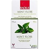 RADIUS Vegan Xylitol Soft Floss, Mint, 55 Yrd