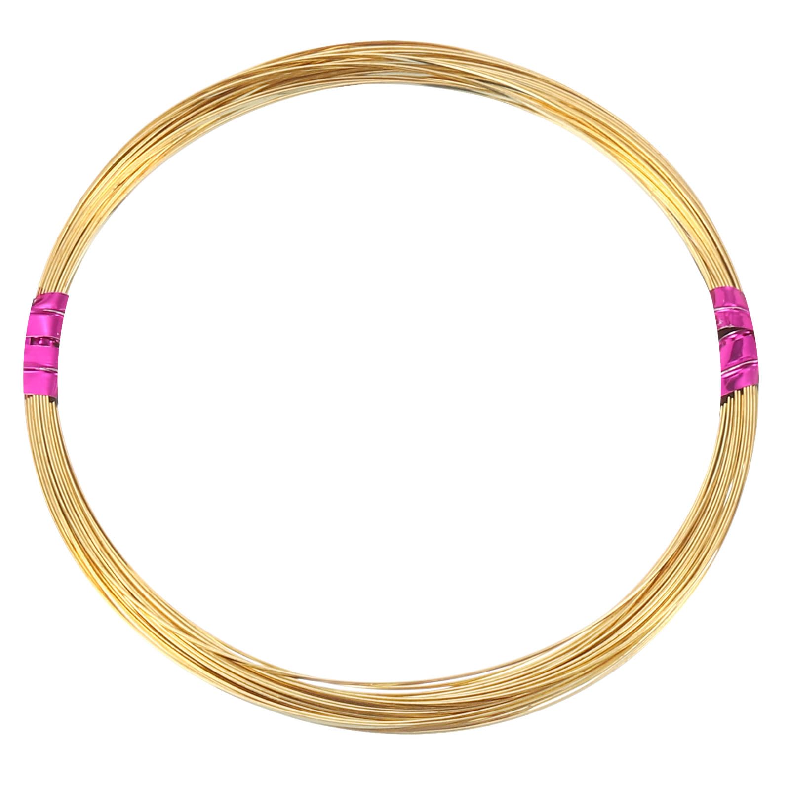 PATIKIL 32Gauge/0.2mm 0.6mm Width 19.69 Feet Flat Brass Wire for Jewelry Making DIY Earring Wrapping Art Crafts Decoration, Brass