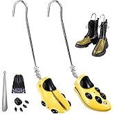 UHIAGREE Boot Stretchers for Cowboy Boots, Adjustable Boot Stretcher for Women Men Thick High Instep & Wide Feet (For Women's 10-14, Men's 9-13)