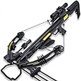 AVALANCHE Thunderstruck Blade Crossbow with Scope - Composite Stock, Fiberglass Limbs, Aluminum Barrel, Picatinny Rail, Anti-Fire Safety, 175-LB Draw-Weight, 340 FPS, Use for Hunting Game - Length 36”
