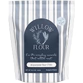 Willow Flour - Authentic French T55 Wheat Flour for Baking, Fine milled, 2.2 (1kg) Bag