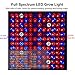BOHON LED Grow Light, 45W Panel Grow Lamp Full Spectrum with IR UV LED Grow Lights for Indoor Plants, Seedling, Vegetative and Flowering
