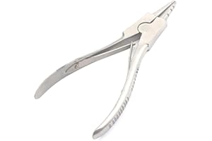 OdontoMed2011 Ring Opening Plier 5" Ring Opener Plier Captive Bead Ring/captive Segment Spring Mechanism Body-Piercing Tool Hoops Heavy Big Gauge Captive Bead Stainless Steel