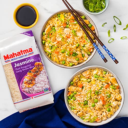 Mahatma Authentic Aromatic Thai Jasmine White Rice, Gluten Free, Non