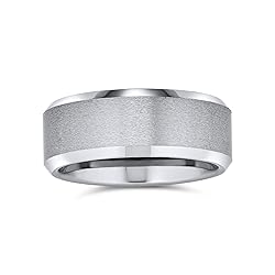 Wide Polished Beveled Edge Brushed Matte Couples