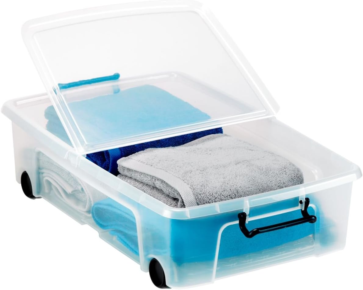 Strata Underbed Smart Plastic Storage Box 35 Litre BigaMart