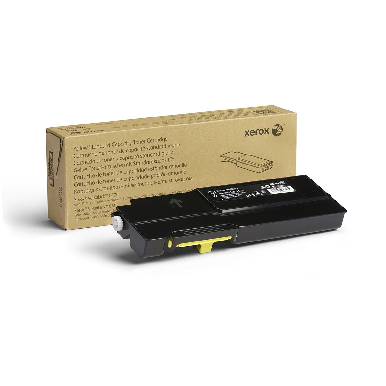 Xerox Genuine VersaLink C400 / C405 Yellow Standard Capacity Toner Cartridge (2,500 Pages) - 106R03501