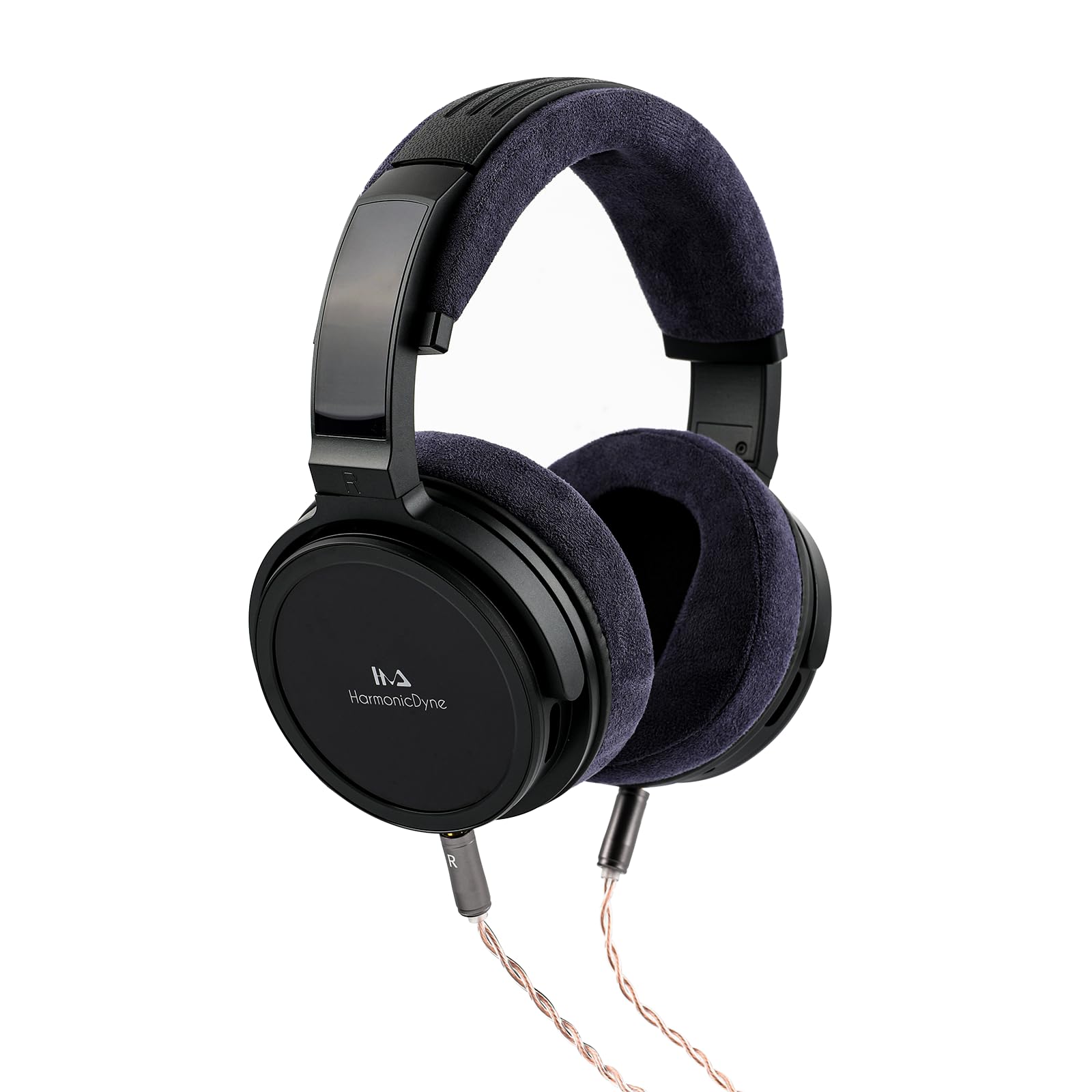 Photo 1 of Linsoul HarmonicDyne x Z Reviews Eris: Wired Over Ear Headphones, 50mm Dynamic Driver Gaming Headphones, Semi-Closed for Bass Enthusiasts, Gaming, Audiophile, Balanced Cable, Glass-Back