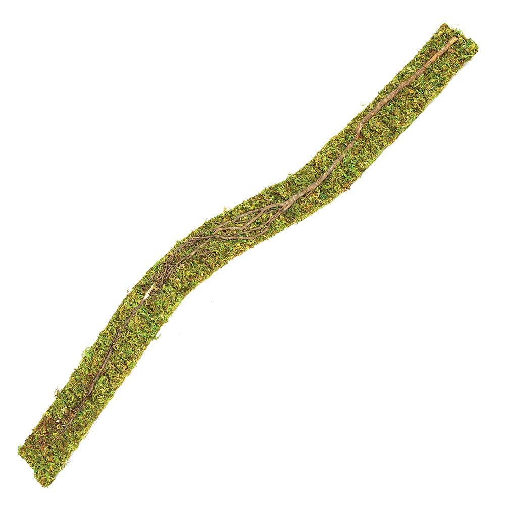 Komodo Natural Moss Bendy Bridge for Reptile Cage Habitat Premium Natural Durable Long Lasting Moisture Control - Small