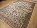 Stunning Silk Rug Persian Traditional Area Rugs 5x8 Living Room Rug Ivory Rugs Luxury 5x7 Silk Brand High Density Bedroom Rug (Medium 5'x8')