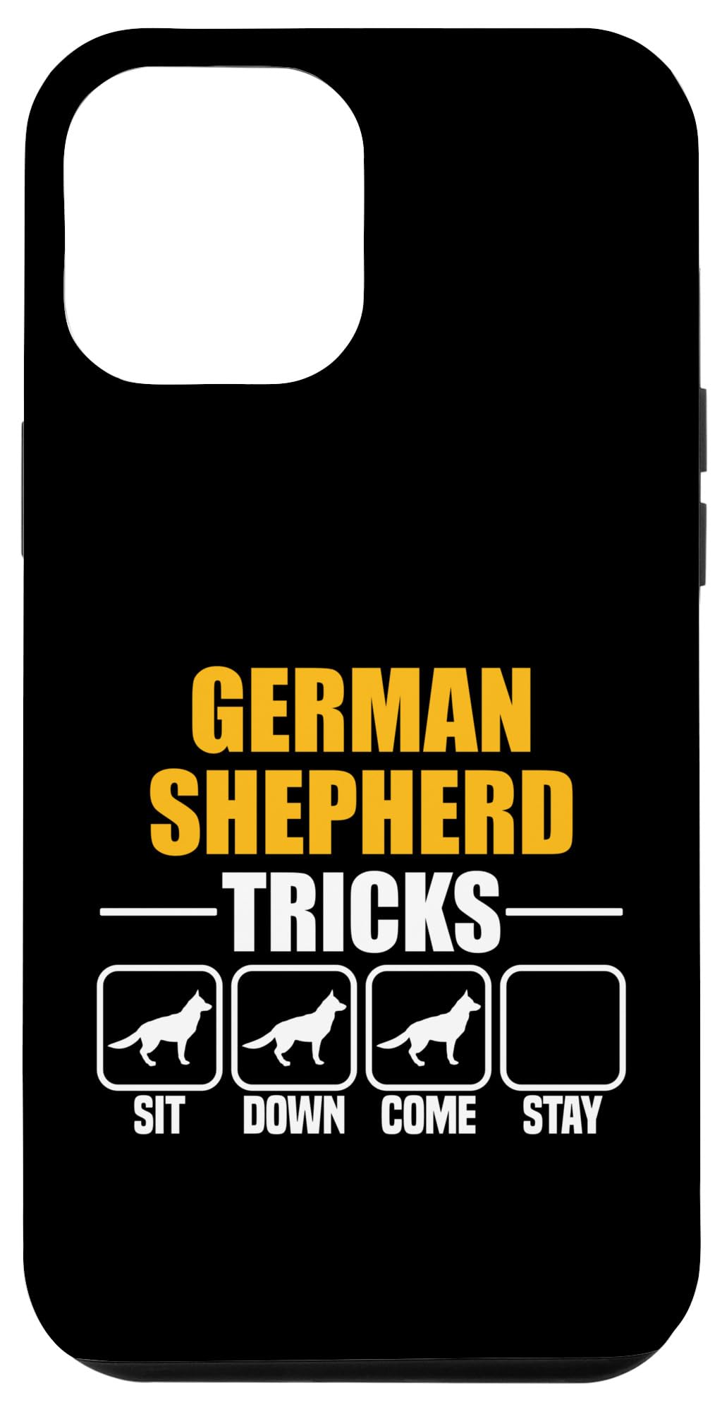 iPhone 13 Pro Max German Shepherd Tricks Funny Dogs Case