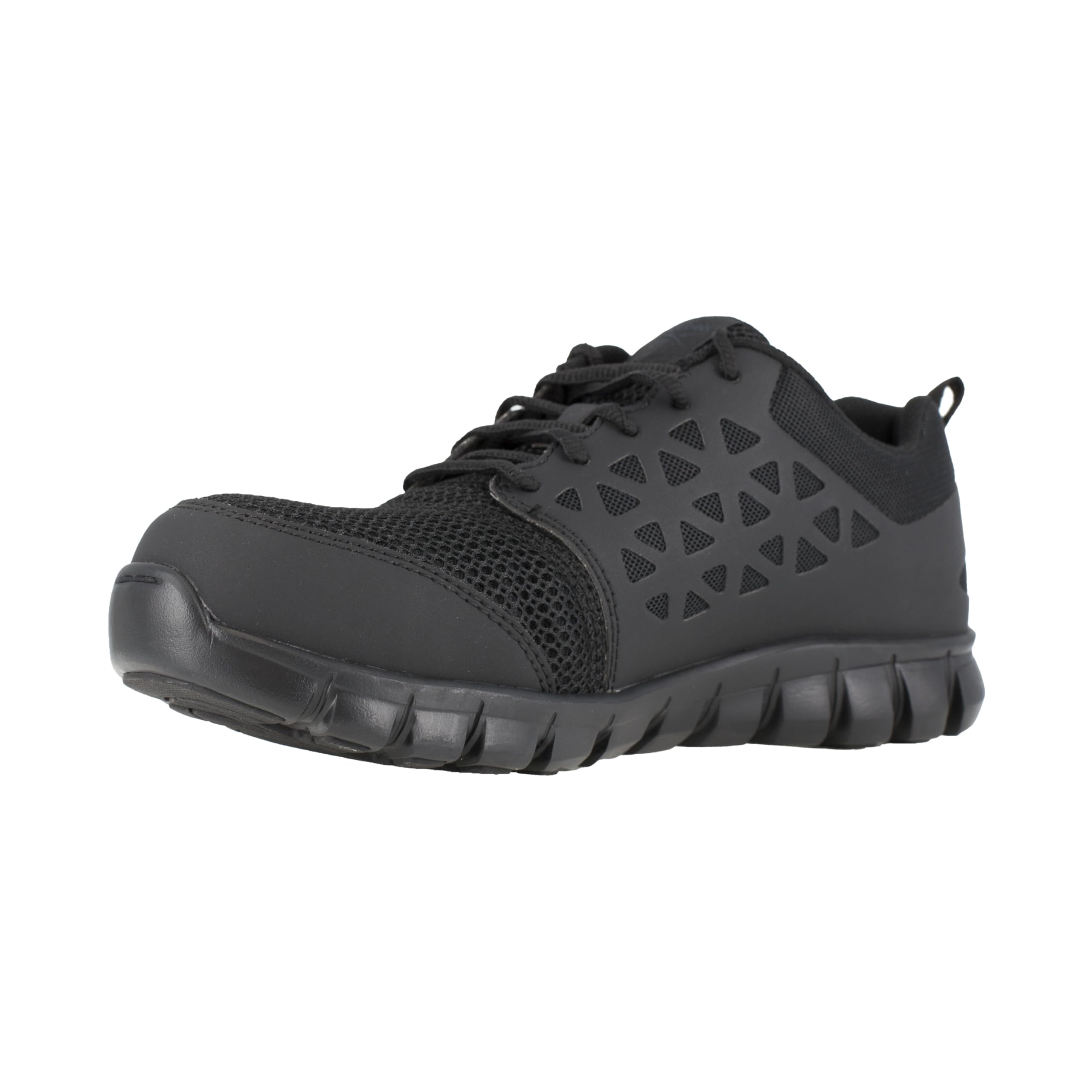 Reebok Work Men’s Sublite Cushion Comp Toe Comfort Athletic Black – 3.5 Medium